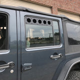 Billetworkz Window Vents - Jeep Wrangler (JK) 4-Door 2007-2017
