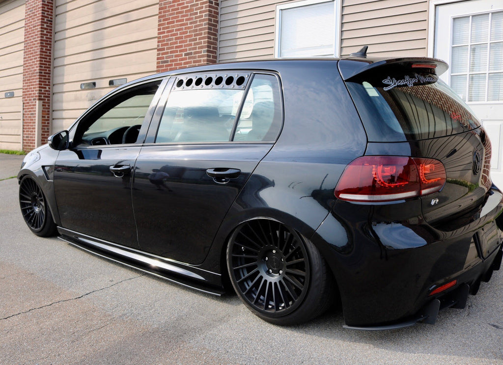Billetworkz Window Vents - Volkswagen Golf / GTI / Golf R (4-Door; Mk6) 2010-2014