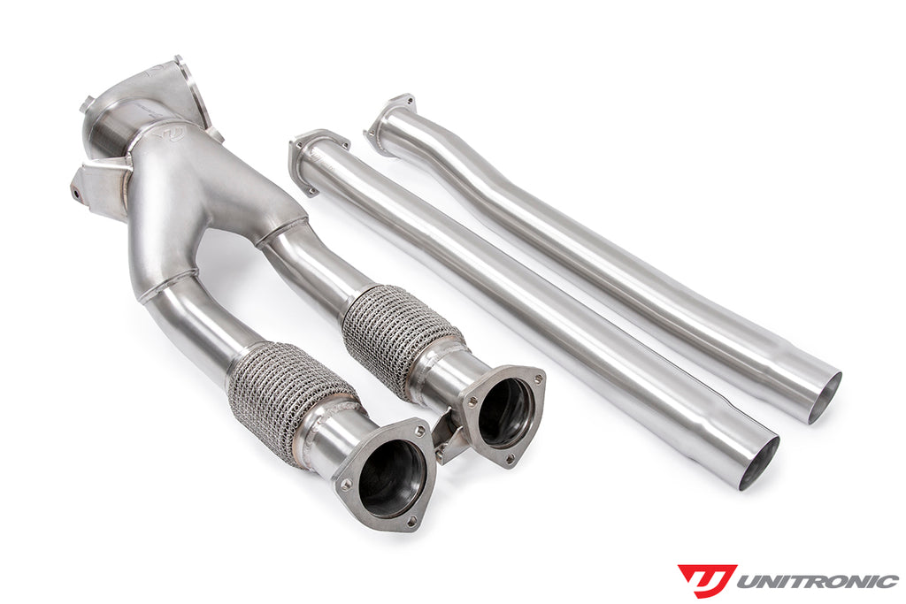 Unitronic Performance Downpipe w/ Midpipes - Audi RS3 / TT RS 2.5TFSI EVO 2017+