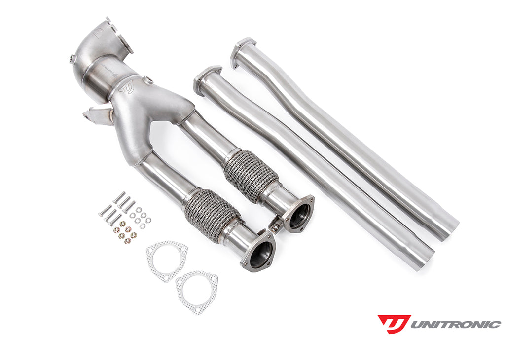 Unitronic Performance Downpipe w/ Midpipes - Audi RS3 / TT RS 2.5TFSI EVO 2017+