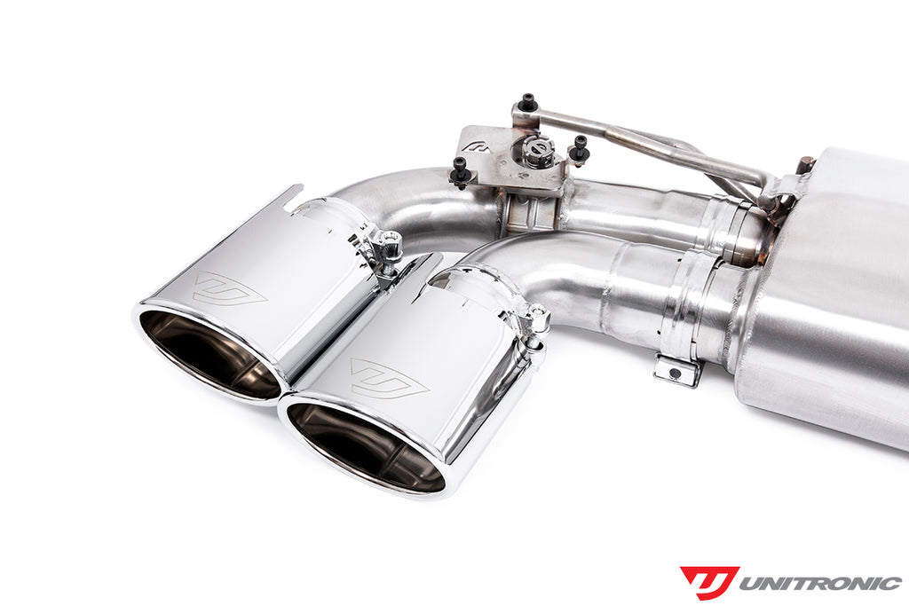 Unitronic Oval Chrome Tips - Volkswagen Golf R (MK7/8) 2015+