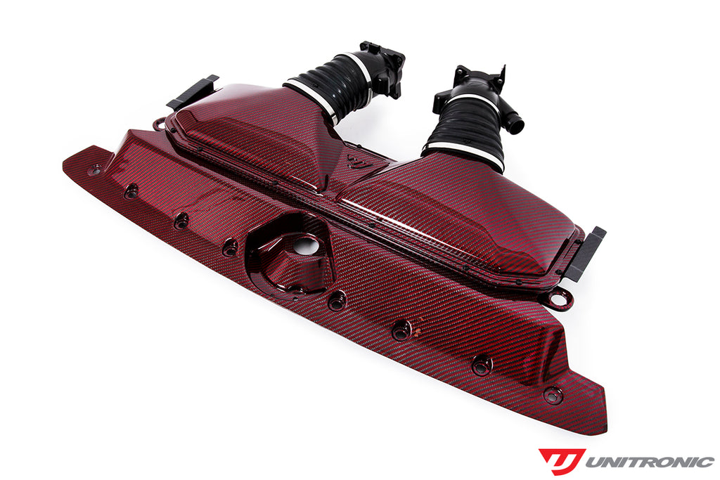 Unitronic Red Carbon Kevlar Carbon Fiber Intake & Turbo Inlets - Audi RS6 / RS7 (C8) 2021+