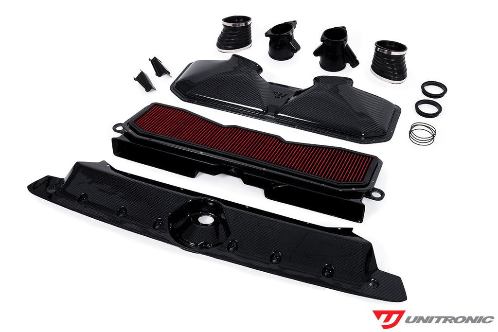 Unitronic Gloss Carbon Fiber Intake & Turbo Inlets - Audi RS6 / RS7 (C8) 2021+