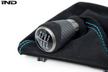 Load image into Gallery viewer, IND 6MT Matte Carbon Stitched Shift Boot w/ Knob - BMW M2 (F87) 2016-2021