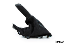 Load image into Gallery viewer, IND Matte Carbon Stitched Parking Brake Handle - BMW M2 (F87) 2016-2021