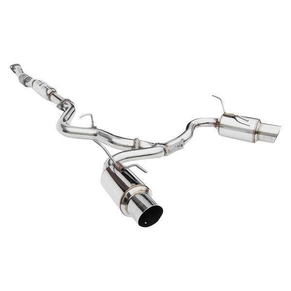 Invidia Dual N1 Single Layer SS Tipped Cat-back Exhaust - Subaru WRX 11-14 / STi Hatchback 2008-2014