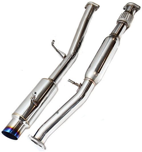 Invidia 76mm N1 RACING Titanium Tip Cat-back Exhaust - Subaru WRX / STi 2002-2007