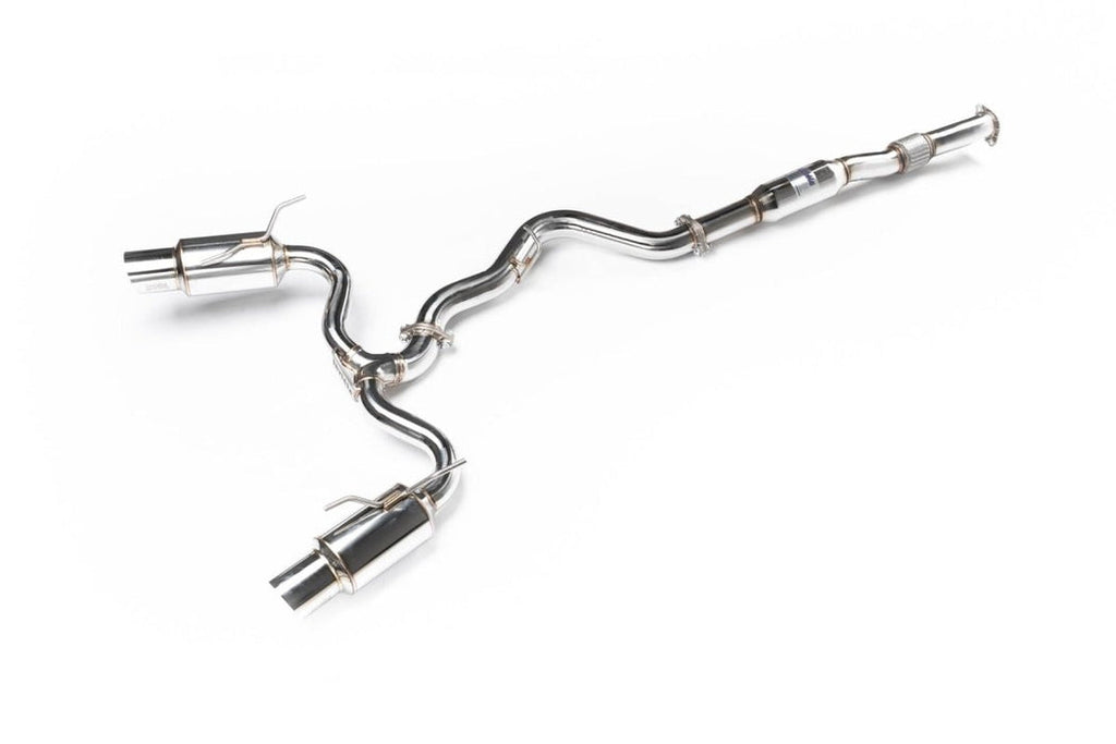 Invidia Dual N1 Single Layer SS Tipped Cat-back Exhaust - Subaru WRX 11-14 / STi Hatchback 2008-2014