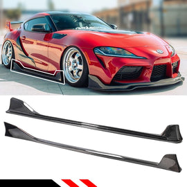 Invoke Concepts Carbon Fiber Side Skirts - Toyota Supra A90/A91 2020-2025