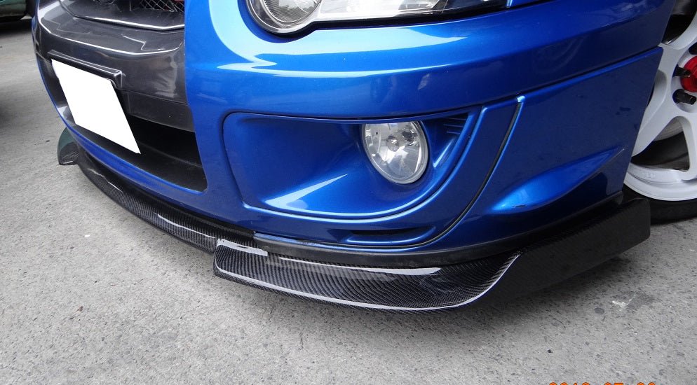 JDMuscle Spec D Carbon Fiber Front Lip - Subaru WRX 2004-2005