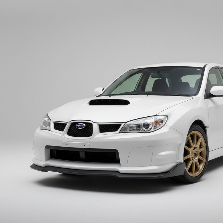 JDMuscle Spec CS Carbon Fiber Front Lip - Subaru Impreza WRX / STi 2006-2007