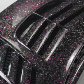 JDMuscle Spec C Carbon Fiber Hood w/ Heat Extract for FMIC - Subaru WRX / STi 2015-2021