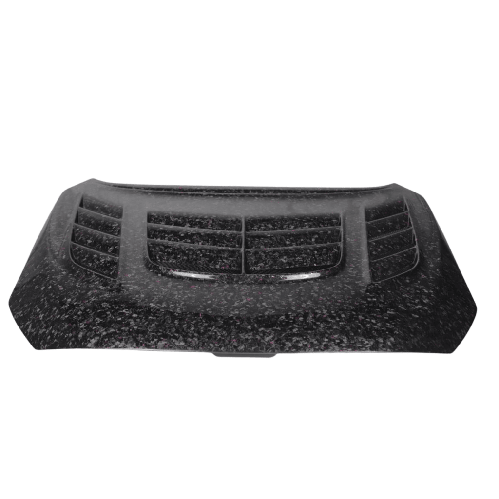 JDMuscle Spec C Carbon Fiber Hood w/ Heat Extract for FMIC - Subaru WRX / STi 2015-2021