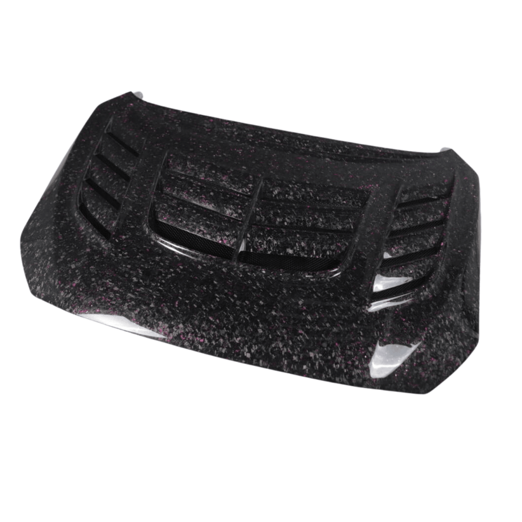 JDMuscle Spec C Carbon Fiber Hood w/ Heat Extract for FMIC - Subaru WRX / STi 2015-2021