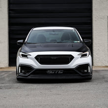 Load image into Gallery viewer, JDMuscle Carbon Fiber Scoopless Hood V1 - Subaru WRX w/ FMIC 2022-2026