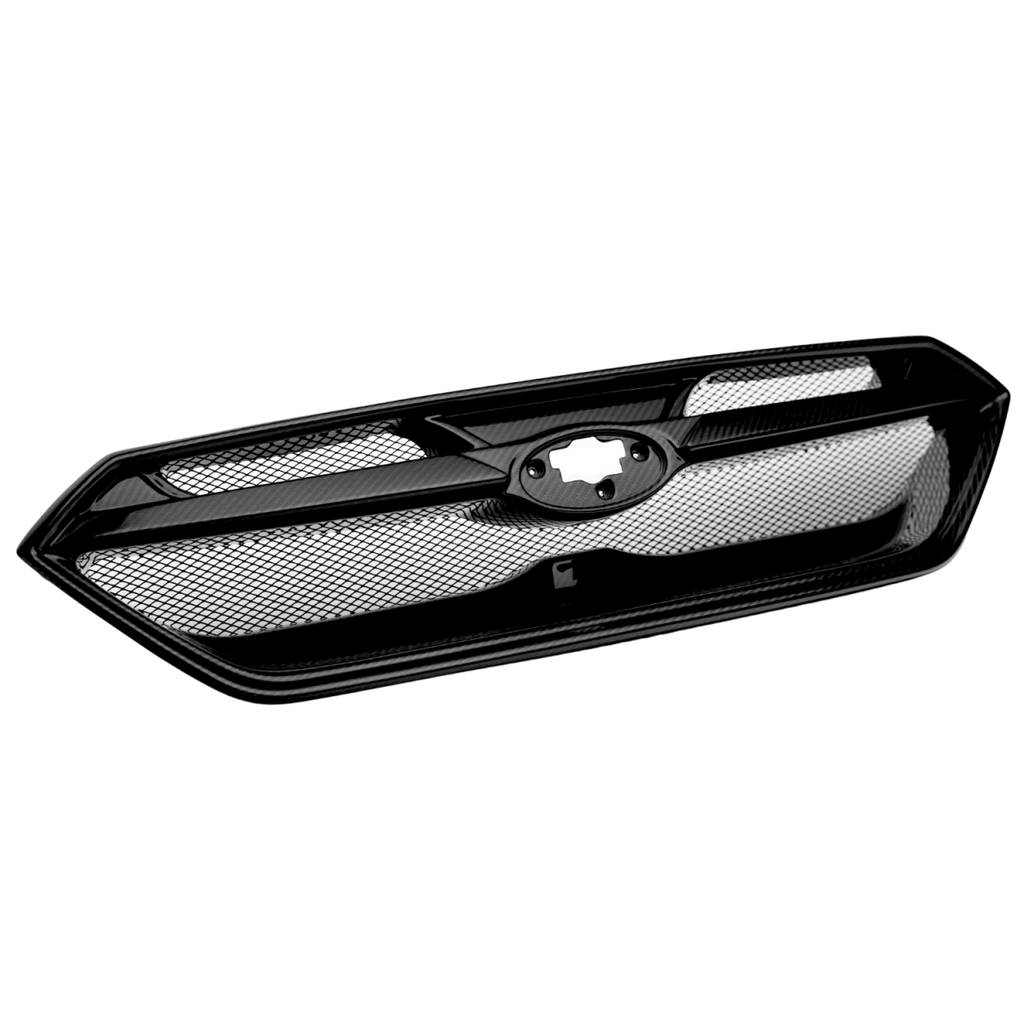 JDMuscle Carbon Fiber Front Bumper Grille Version A1 - Subaru WRX 2022-2026