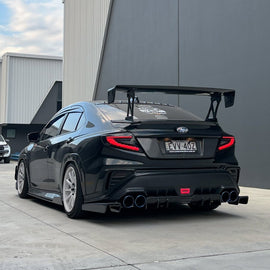 JDMuscle Carbon Fiber V2 Rear Spats - Subaru WRX 2022-2026