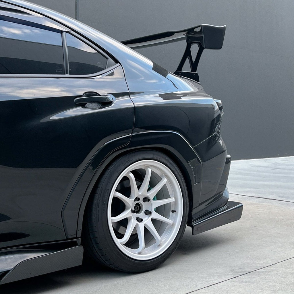 JDMuscle Carbon Fiber V2 Rear Spats - Subaru WRX 2022-2026
