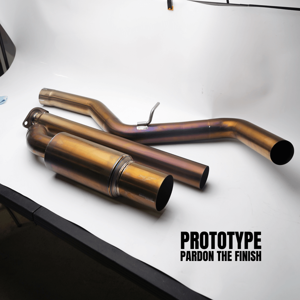 JDMuscle Evolution Titanium Single Exit Catback Exhaust - Subaru WRX 2022-2026