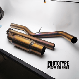 JDMuscle Evolution Titanium Single Exit Catback Exhaust - Subaru WRX 2022-2026
