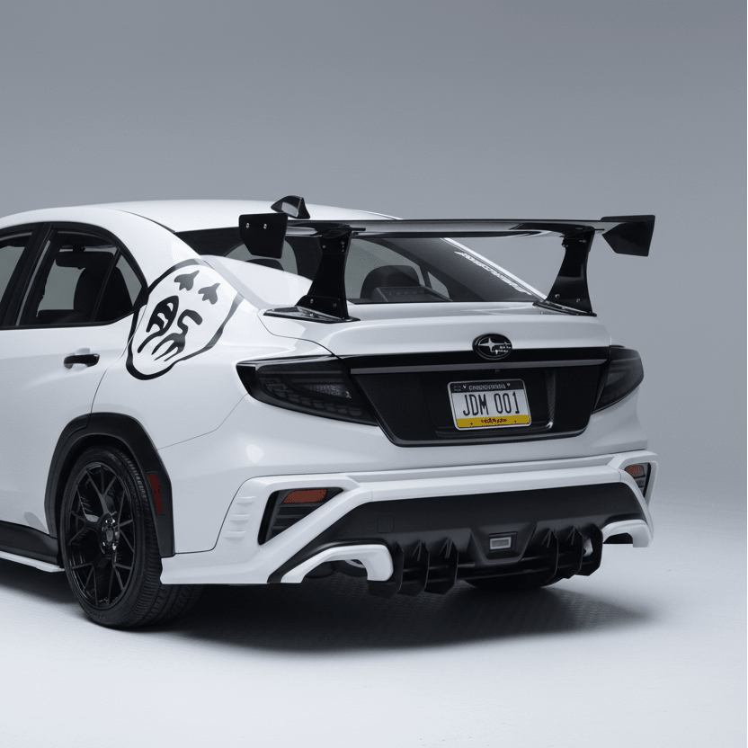 JDMuscle Paint Matched Rear Bumper Covers - Subaru WRX 2022-2026