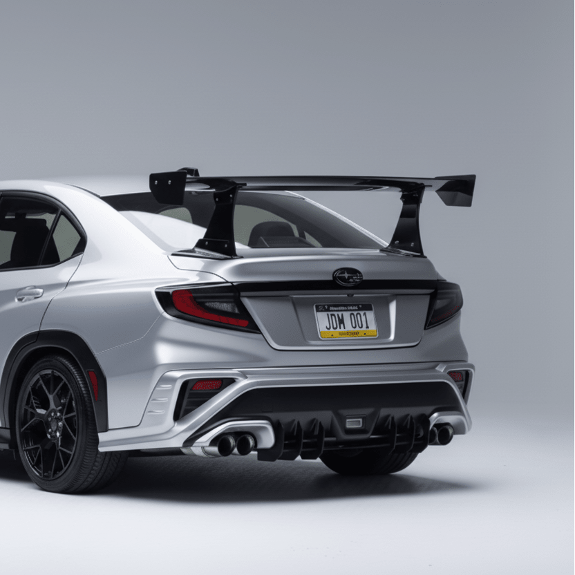 JDMuscle Paint Matched Rear Bumper Covers - Subaru WRX 2022-2026