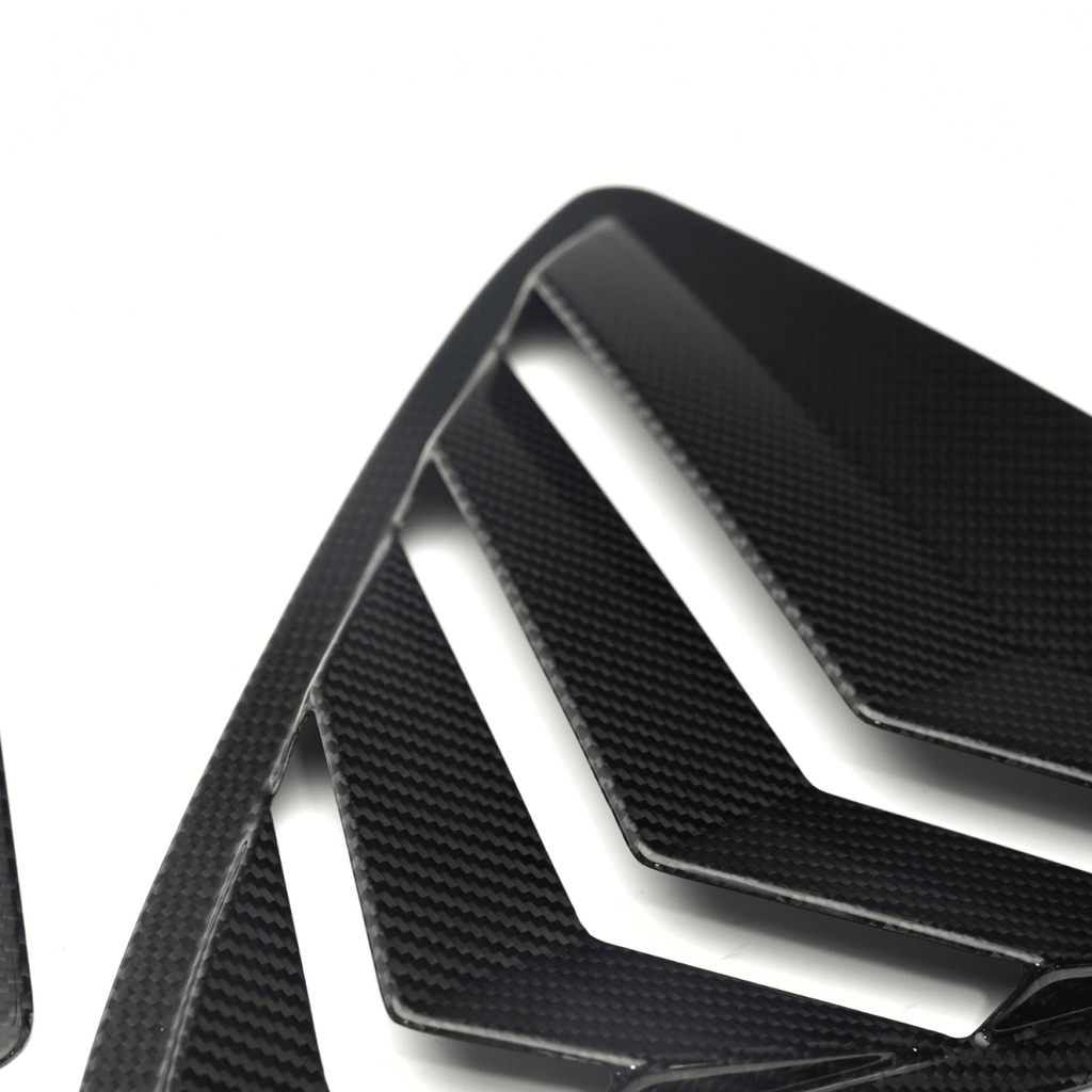 JDMuscle Carbon Fiber Rear Quarter Louvers Covers (2PC) - Toyota GR Corolla 2023-2026