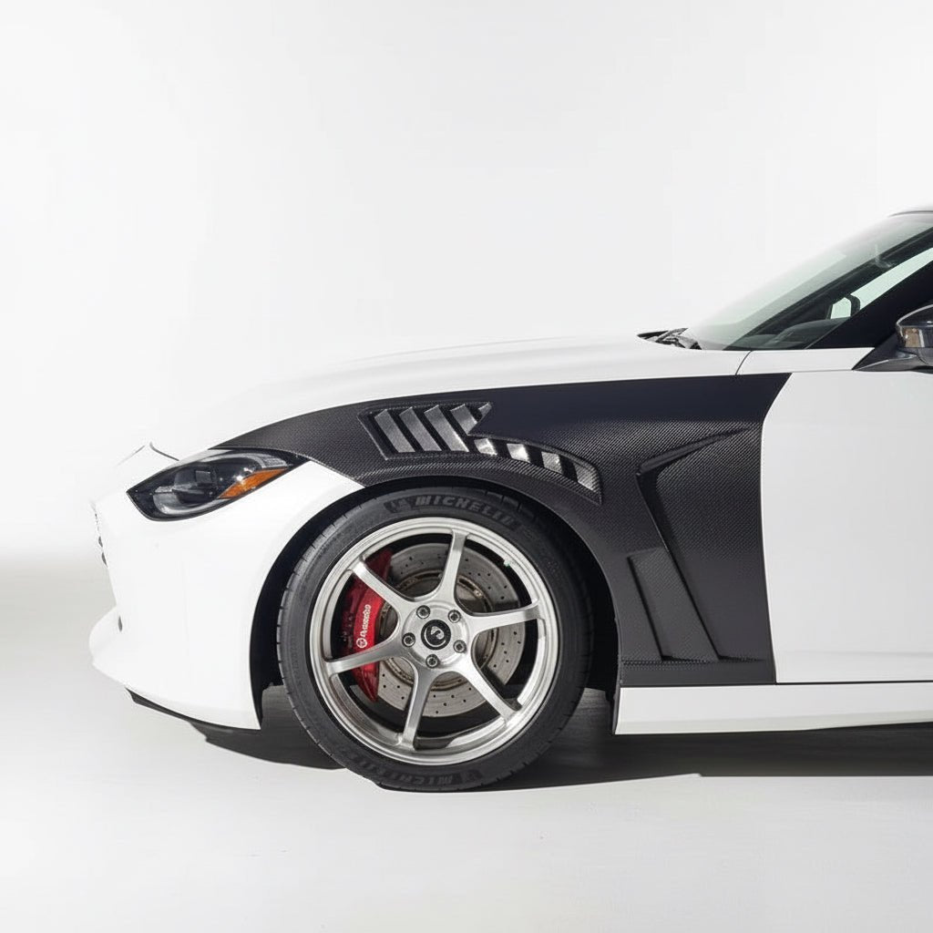 JDMuscle Vented V1 Carbon Fiber Fenders - Nissan Z 2023+