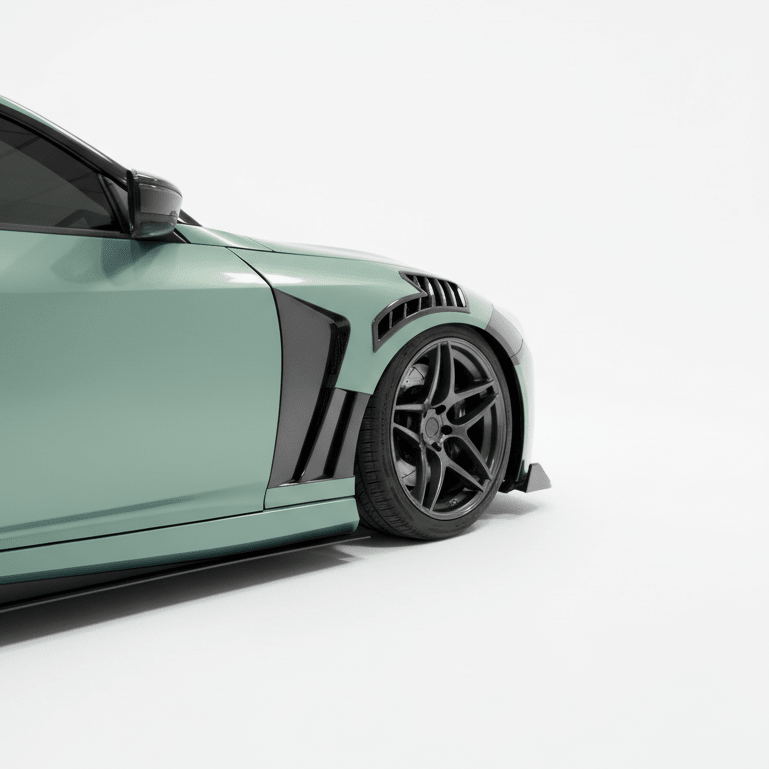 JDMuscle Vented V1 Carbon Fiber Fenders - Nissan Z 2023+