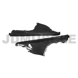 JDMuscle Carbon Fiber Center Console Kick Panel Trim - Subaru WRX / STi 2015-2021