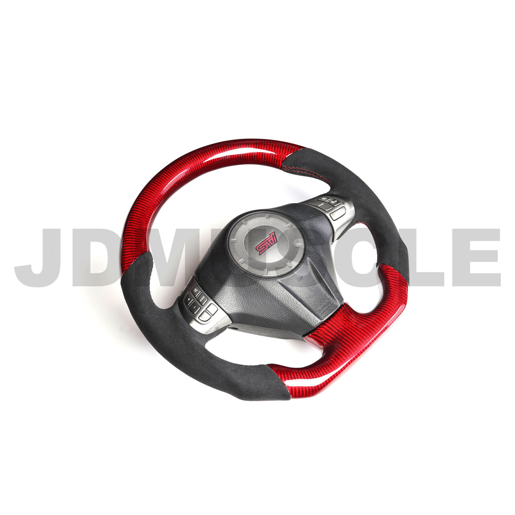 JDMuscle Custom Carbon Fiber Steering Wheel - Subaru WRX / STi 2008-2014