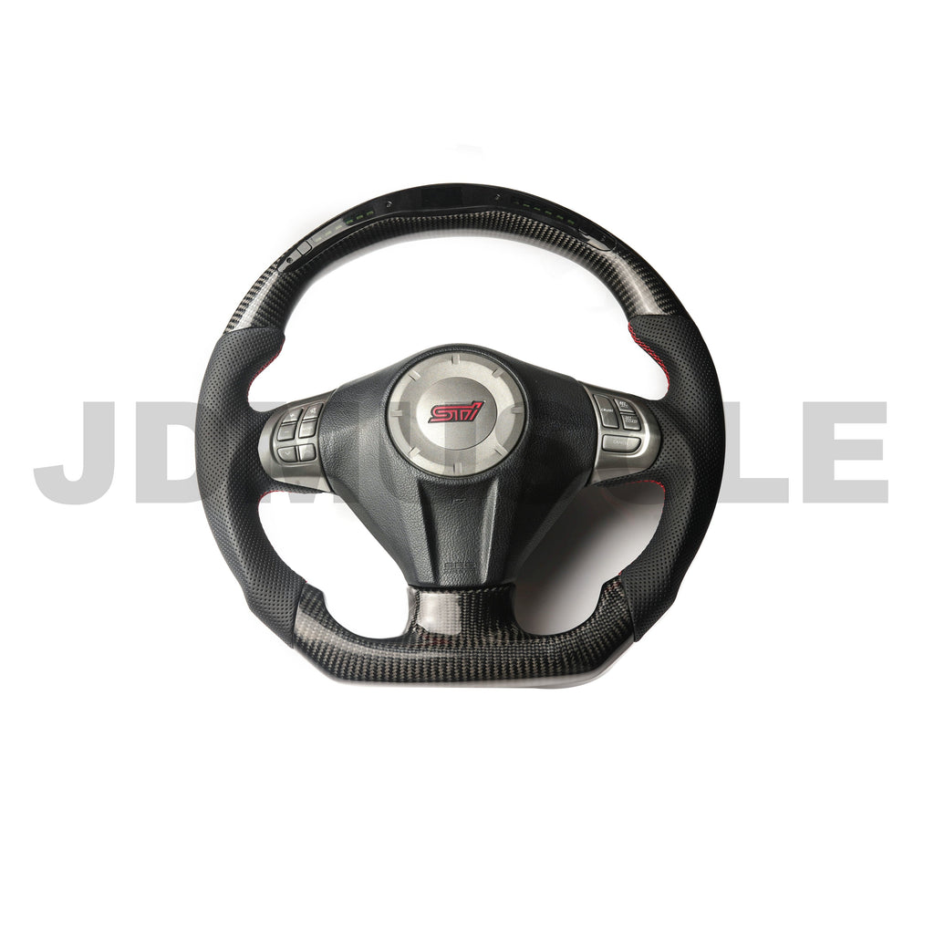 JDMuscle Custom Carbon Fiber Steering Wheel - Subaru WRX / STi 2008-2014