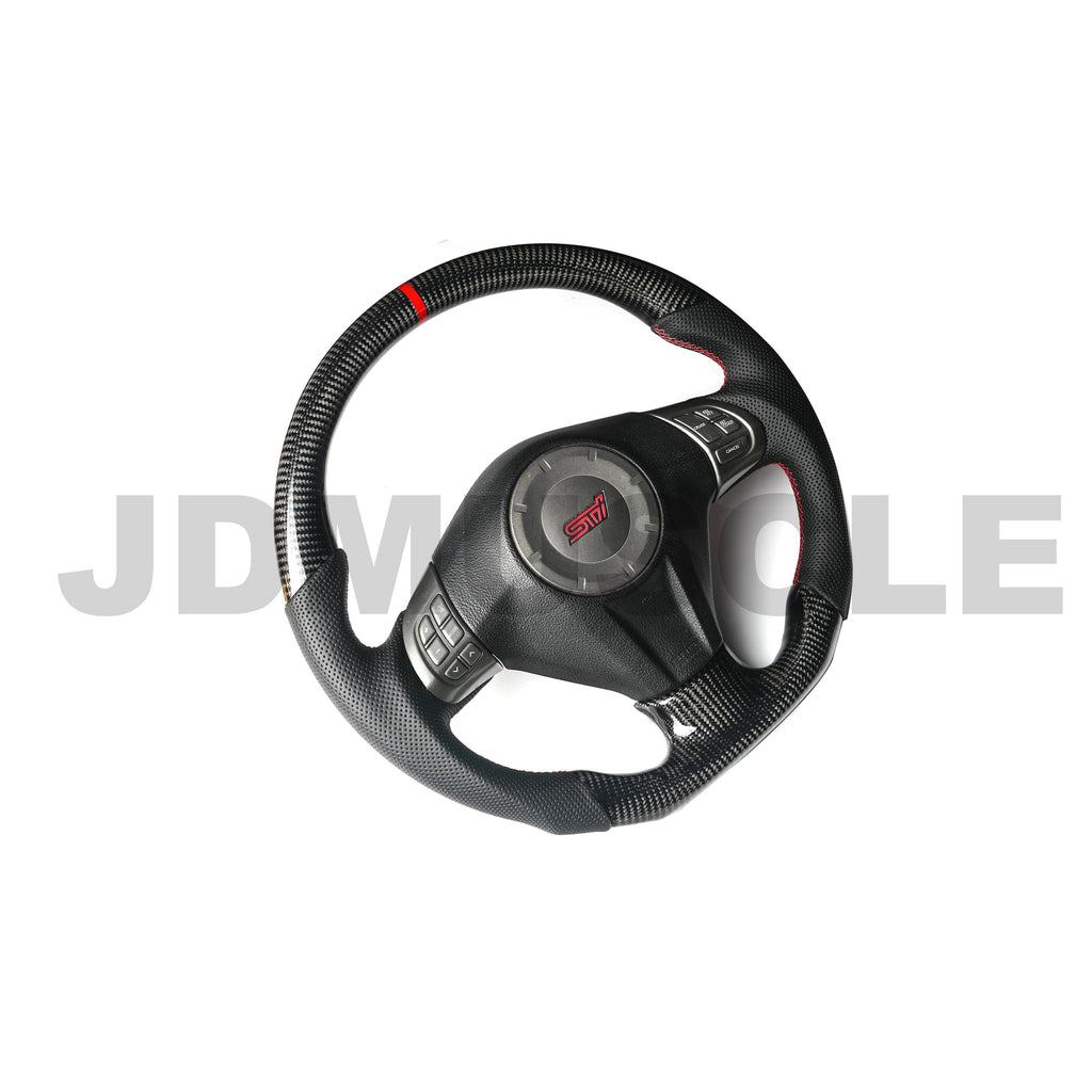 JDMuscle Custom Carbon Fiber Steering Wheel - Subaru WRX / STi 2008-2014