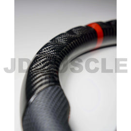 JDMuscle Carbon Lite Series Carbon Fiber Steering Wheel - Subaru WRX / STi 2015-2021