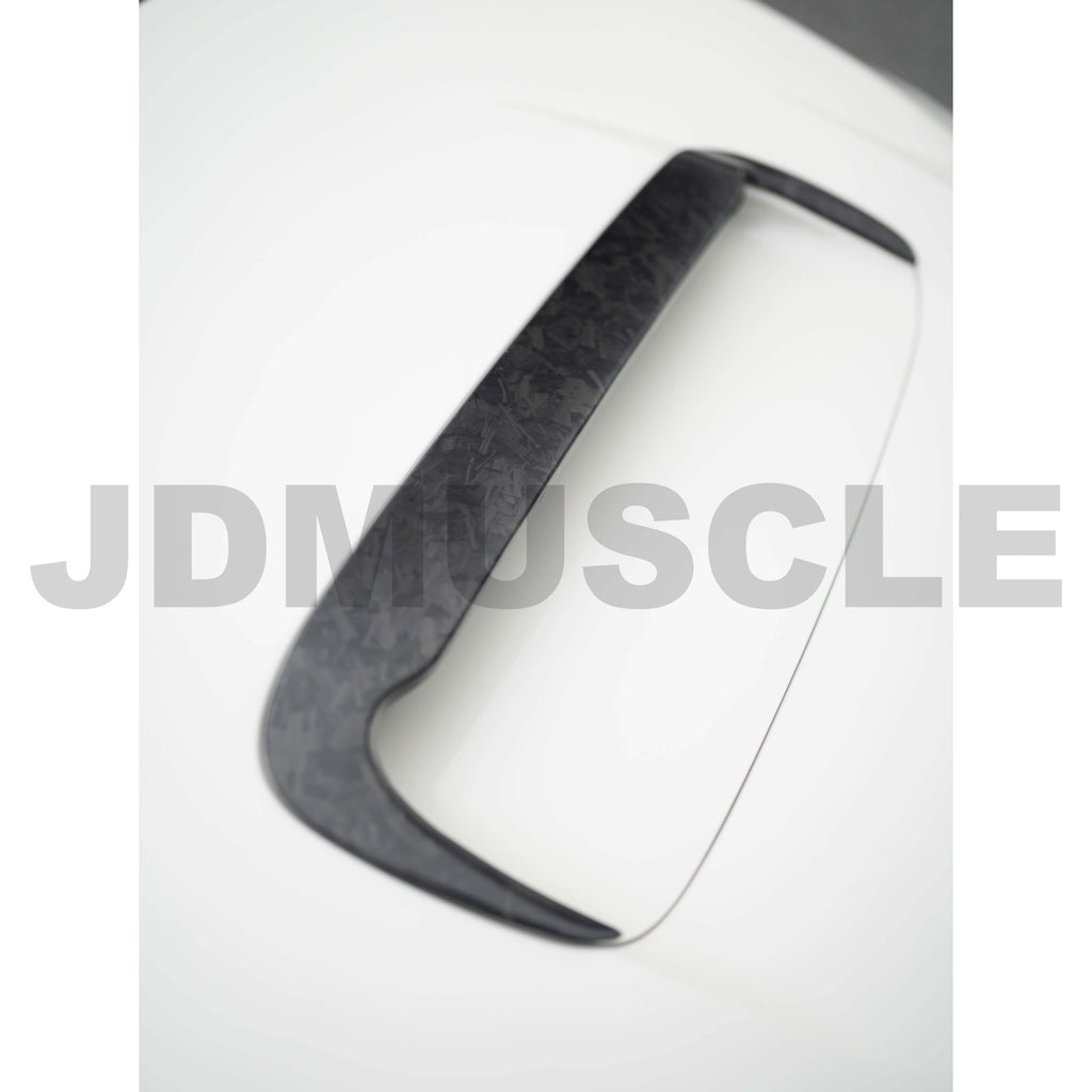 JDMuscle Forged Carbon Fiber Hood Scoop Trim Cover - Subaru WRX / STi 2015-2021