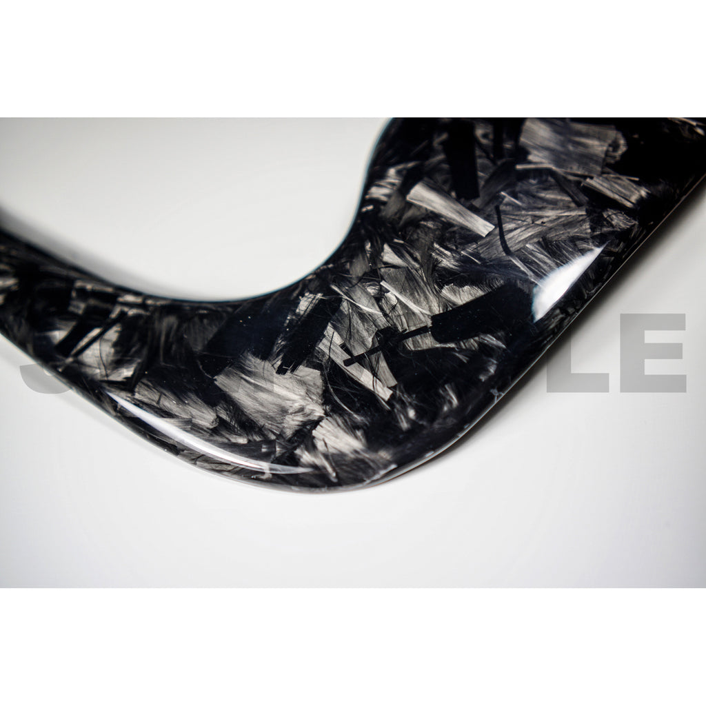 JDMuscle Forged Carbon Fiber Hood Scoop Trim Cover - Subaru WRX / STi 2015-2021