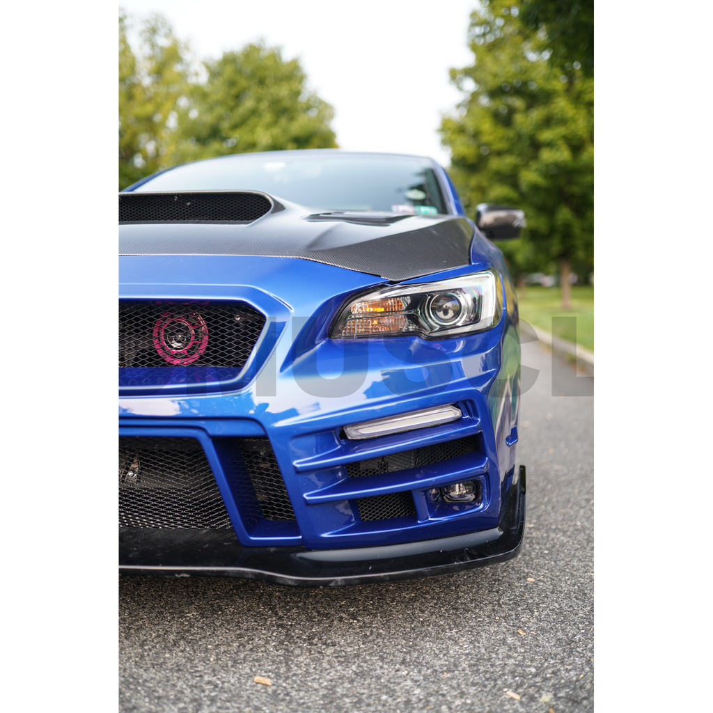 JDMuscle Paint-matched Headlight Eyelids - Subaru WRX / STi 2015-2021