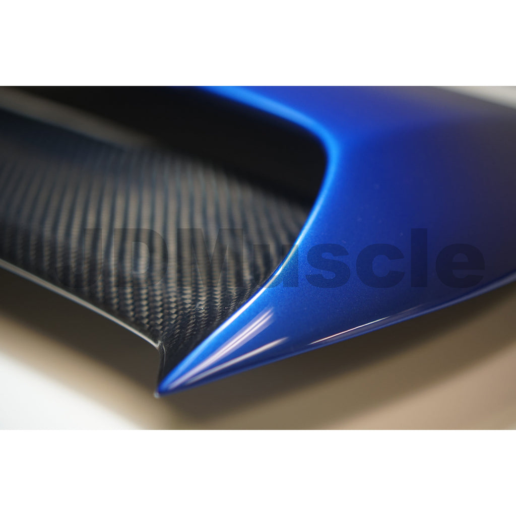 JDMuscle Rally Style V2 Carbon Fiber Hood Scoop - Subaru WRX / STi 2015-2021