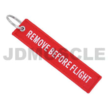 Load image into Gallery viewer, JDMuscle &quot;Remove Before Flight&quot; Key Tag
