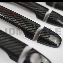 Load image into Gallery viewer, JDMuscle Dry Carbon Fiber Door Handle Covers w/ Gloss Finish - Subaru WRX / STi 2015-2021