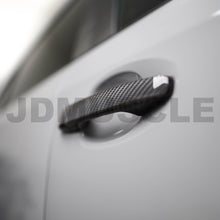 Load image into Gallery viewer, JDMuscle Dry Carbon Fiber Door Handle Covers w/ Gloss Finish - Subaru WRX / STi 2015-2021