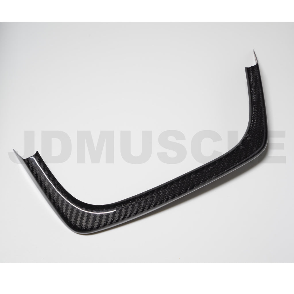 JDMuscle Tanso Carbon Fiber Exhaust Trim Covers - Subaru WRX / STi 2015-2021