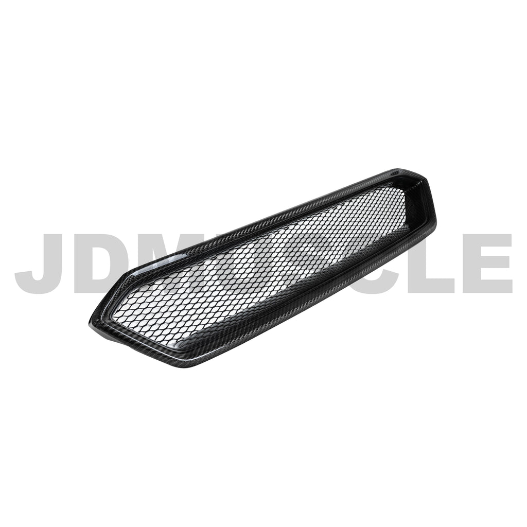 JDMuscle Carbon Fiber Front Bumper Grille V1 - Subaru WRX / STi 2018-2021