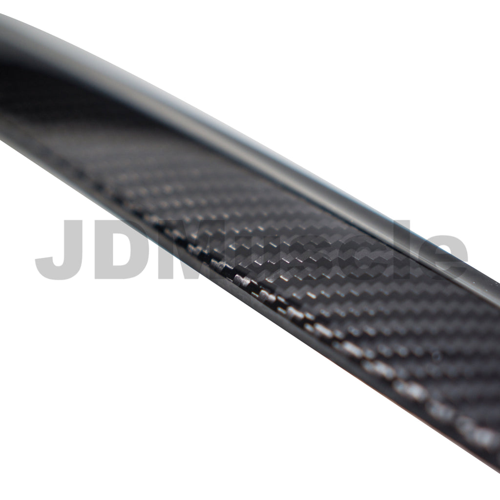 JDMuscle Tanso Dry Carbon Fiber Grille Cover w/ Gloss Finish - Subaru WRX / STi 2015-2017