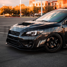 Load image into Gallery viewer, JDMuscle Carbon Fiber Hood V2 w/ Heat Extract - Subaru WRX / STi 2015-2021