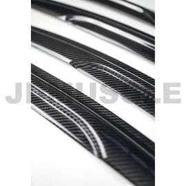 JDMuscle Tanso Carbon Fiber Rain Guards / Wind Deflectors - Subaru WRX / STi 2015-2021