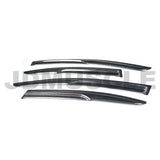 JDMuscle Tanso Carbon Fiber Rain Guards / Wind Deflectors - Subaru WRX / STi 2015-2021