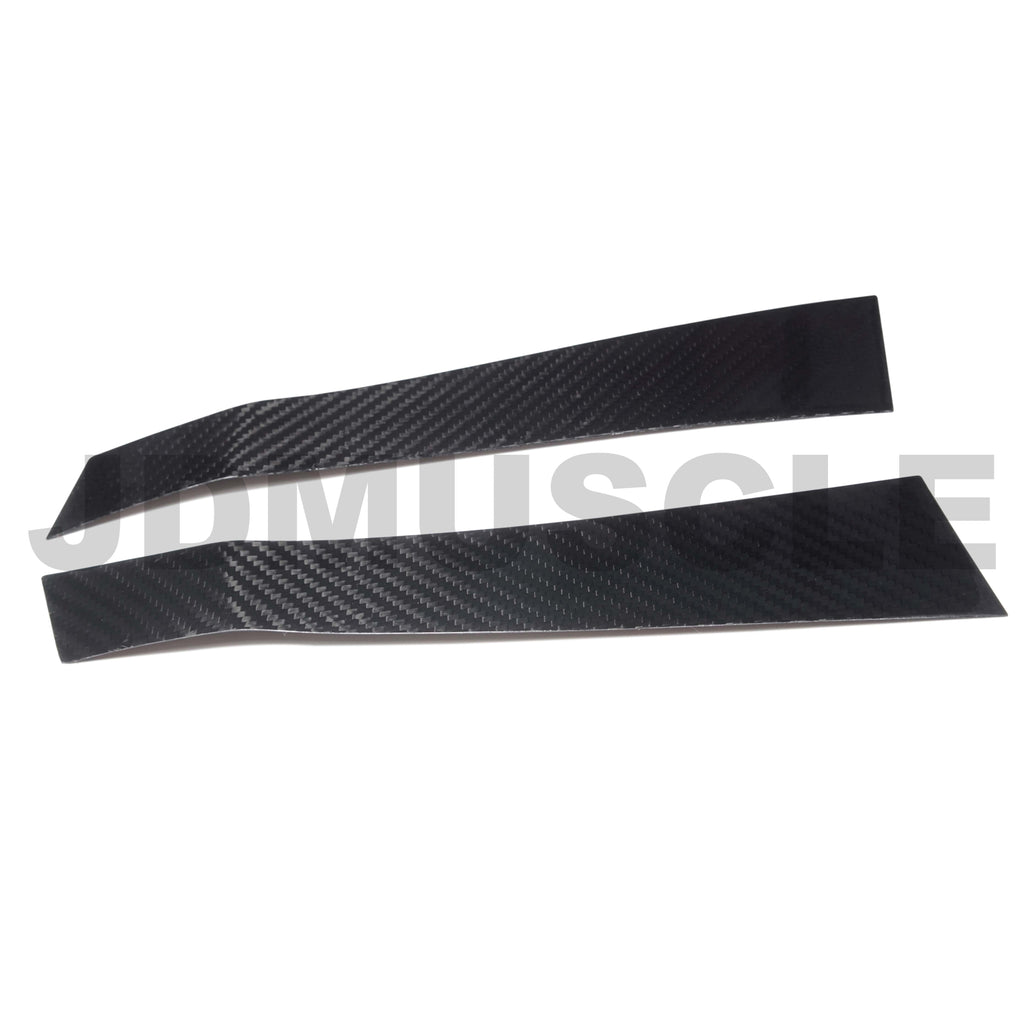 JDMuscle Tanso Carbon Fiber Fender Side Vent Covers w/ Gloss Finish - Subaru WRX / STi 2015-2021