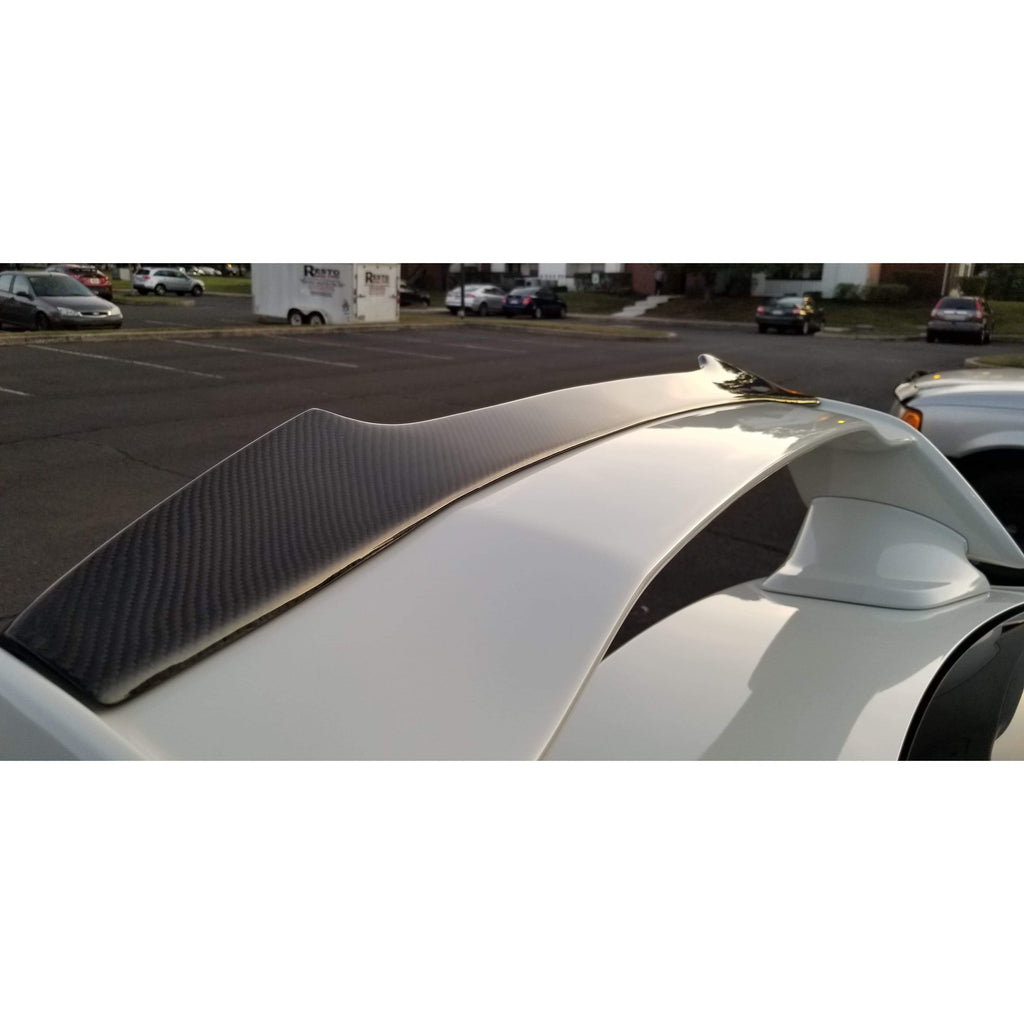 JDMuscle Carbon Fiber STI Spoiler Gurney Flap V1 - Subaru WRX 2015-2025 / STi 2015-2021