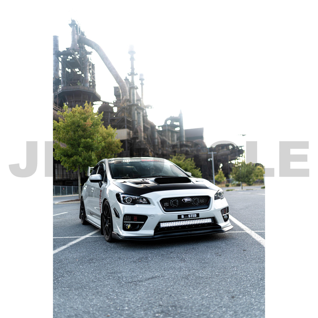 JDMuscle Tanso Carbon Fiber/Painted Canards V1 - Subaru WRX / STi 2015-2021